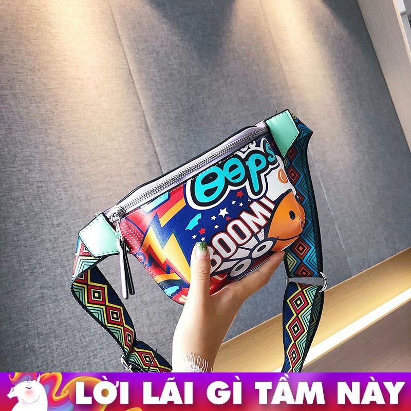 Túi Bao Tử Quai Thổ Cẩm Art Boom 9c Siêu Hot 521