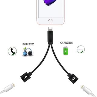 Đầu chia cổng cắm sạc và tai nghe 2 trong 1 đa năng dành cho IP7/8/x
