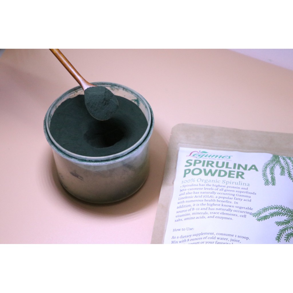 Bột Tảo Xoắn Spirulina hữu cơ Légumes 100g