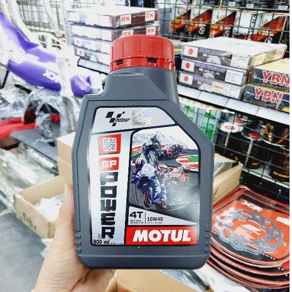 Nhớt Motul GP Power 4T 0.8L, 1L. Nhớt xe số. Nhớt Motul. Dầu xe máy