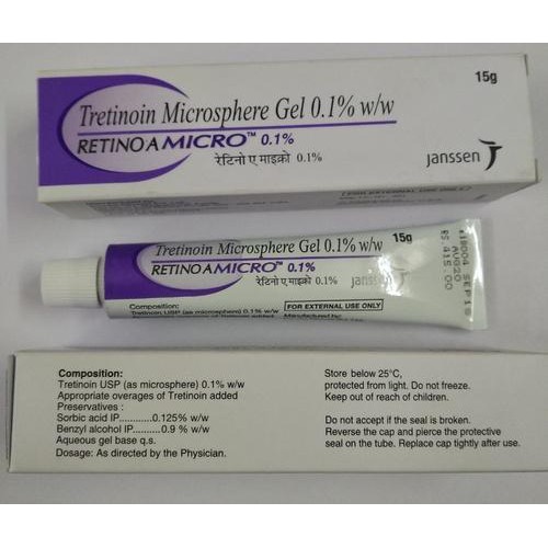 Kem dưỡng Tretinoin Microsphere Gel Retino A Micro gel Ấn Độ