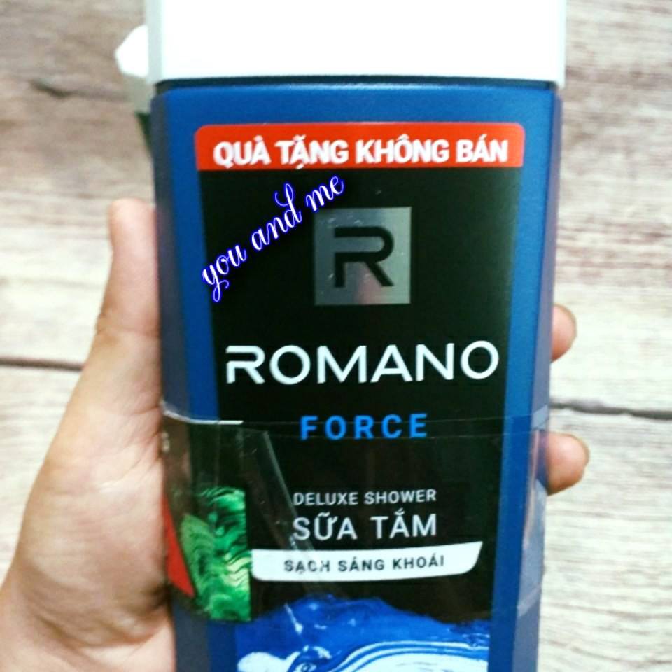 Sữa Tắm Cao cấp Nam Romano 150g (hàng tặng)