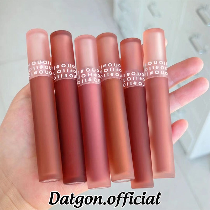 Son Môi Ouii Ô Long Dạng Lỏng Lâu Trôi Chống Thấm Nước Màu Sắc Tự Nhiên 001