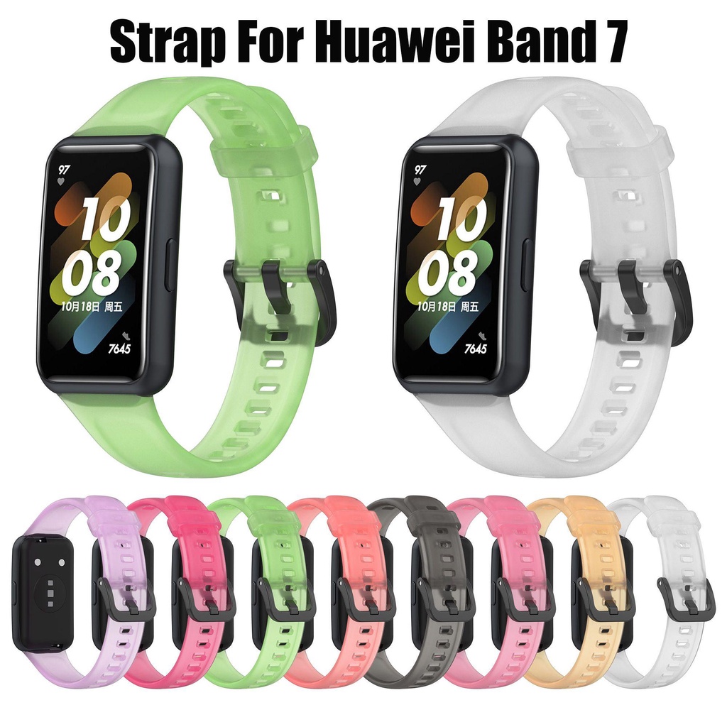 Dây Đeo Trong Suốt Thay Thế Cho Đồng Hồ Thông Minh Huawei Band 7