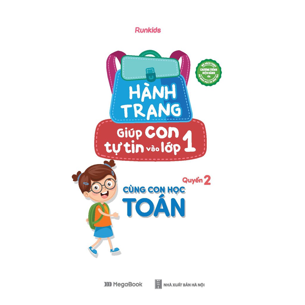 Sách Hành trang giúp con tự tin vào lớp 1 - Quyển 2: Cùng con học Toán