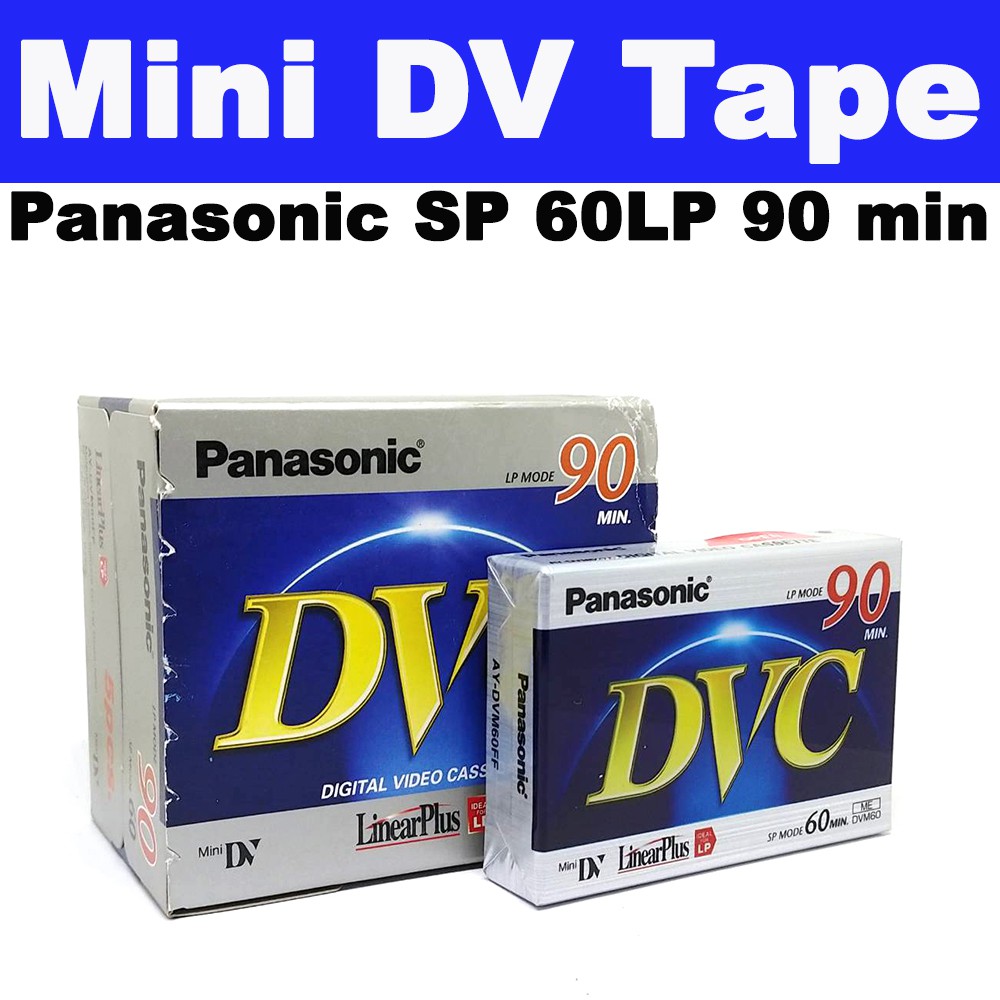 1 Cái ❈ Băng Panasonic Mini DV MiniDV Cassette Video Kỹ Thuật Số Cassette SP 60MIN LP 90MIN. (1 ✪ ้ 