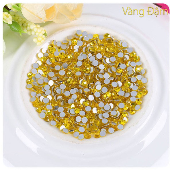 HẠT ĐÁ 5MM - 100 viên - Phụ Kiện Trang Trí điện Thoại, Nail...
