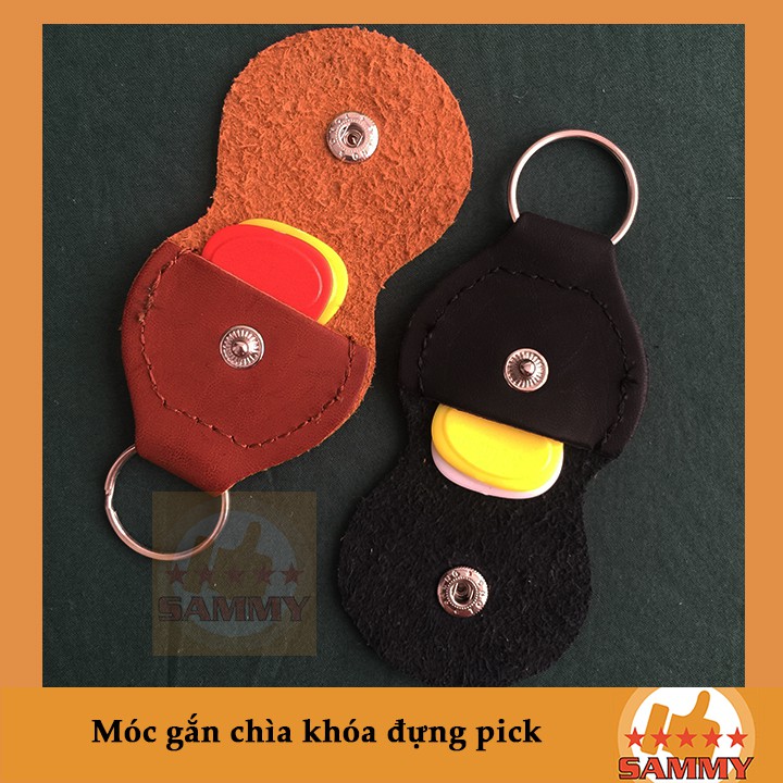 MÓC KHÓA CÓ NGĂN ĐỰNG PICK GÃY (TẶNG KÈM PICK)