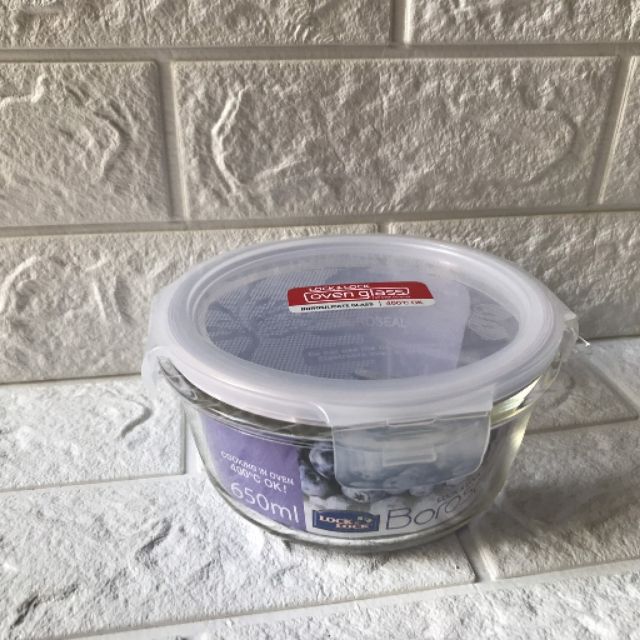 Hộp thủy tinh tròn Lock & Lock 650ml LLG831