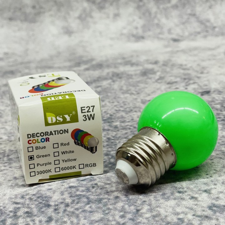 Bóng Đèn Búp Chanh 3w ngoài trời, Bóng Led Chanh 3w giá tốt, Bóng Chanh led trang trí trong nhà sân vườn 3w