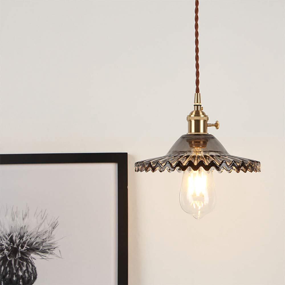 Vintage đèn chùm thủy tinh, đèn chùm cổ