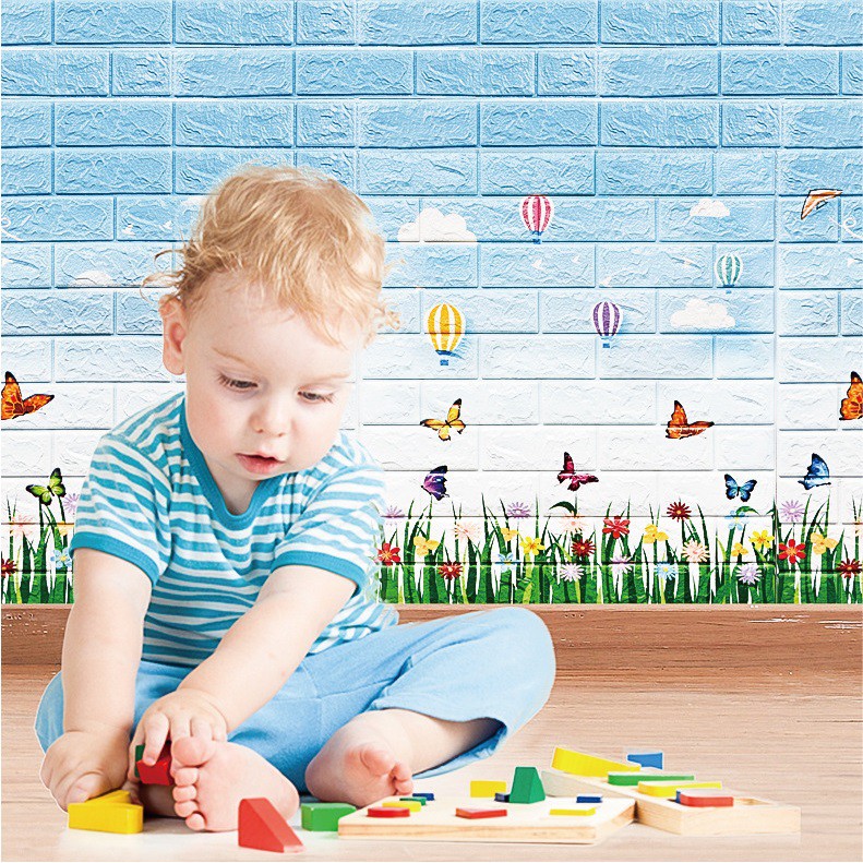 Xốp trang trí mầm non dán tường các hình ngộ nghĩnh, dễ thương - Cách âm cách nhiệt dày 6mm