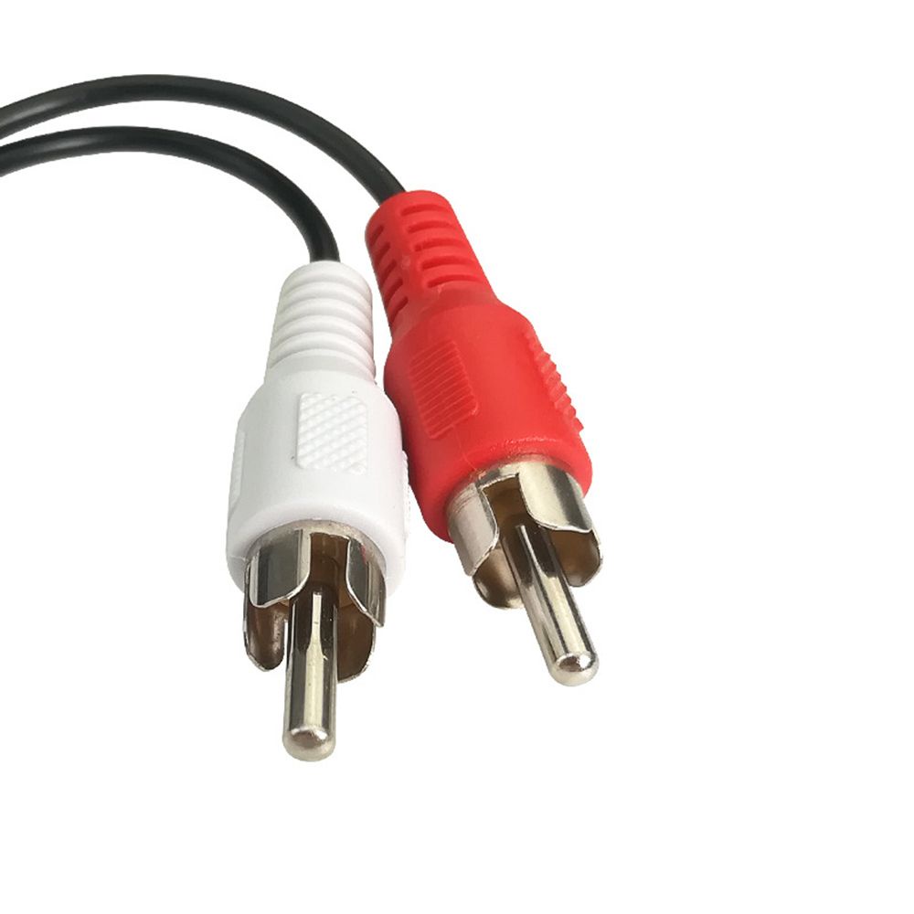 Set 5 Dây Cáp Âm Thanh Chuyển Đổi Từ Giắc Cắm 3.5mm Sang 2 Rca Av Chuyên Dụng