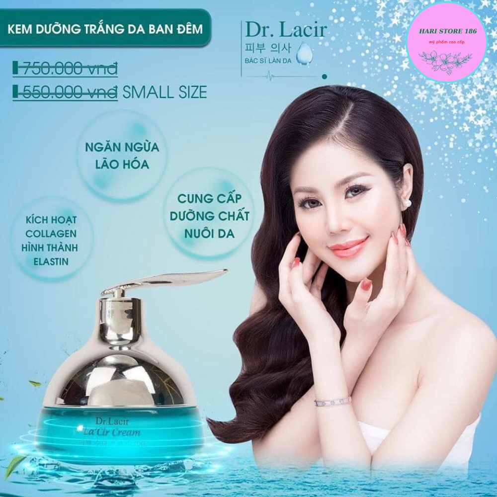 Kem dưỡng trắng da hari store Kem dưỡng trắng da Dr Lacir Cool Cream Dưỡng ẩm làm trắng da giúp da căng bóng