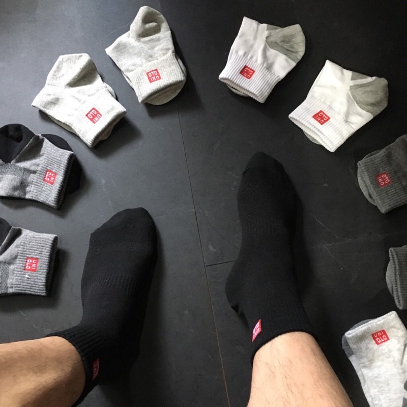 combo 5 đôi tất nam cổ cao uniqlo xuất nhật