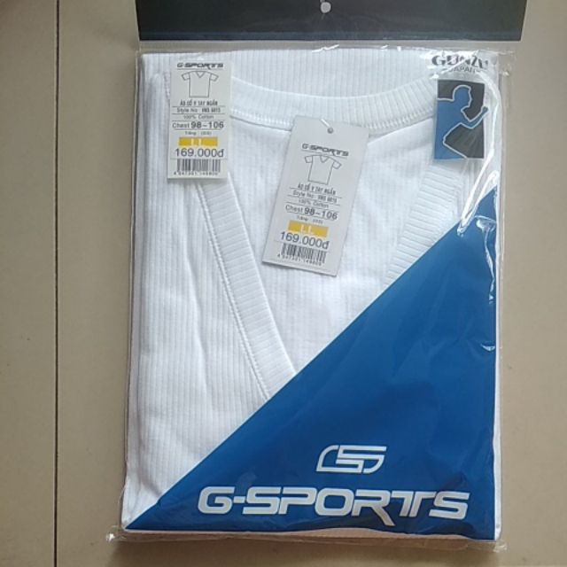 Áo thun nam cổ chữ V hàng G-sports Gunze