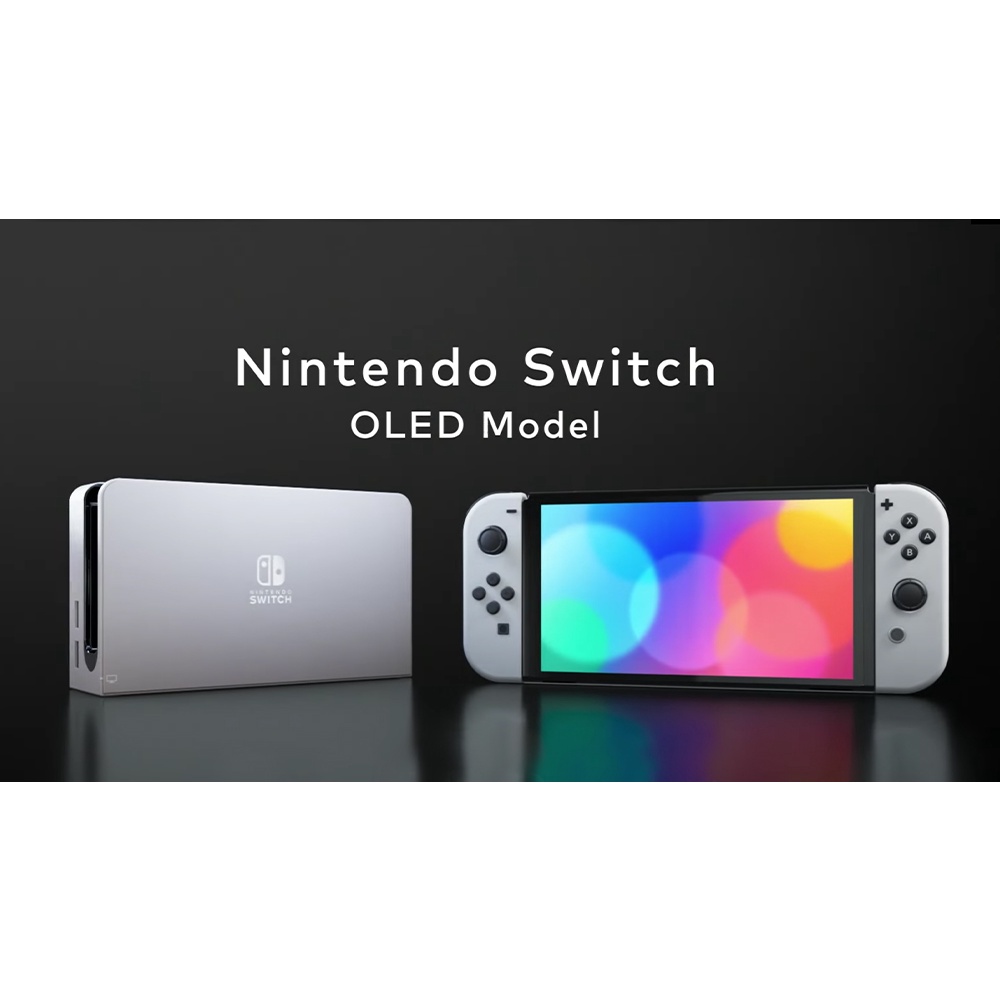 Máy Nintendo Switch Oled phiên bản White Joycon - Bảo hành 12 tháng+ Tặng Dán Cường Lực + Núm bọc Analog