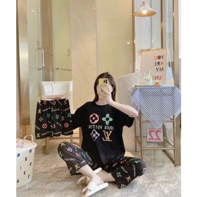 Set bộ thun cotton QC - 3 chi món