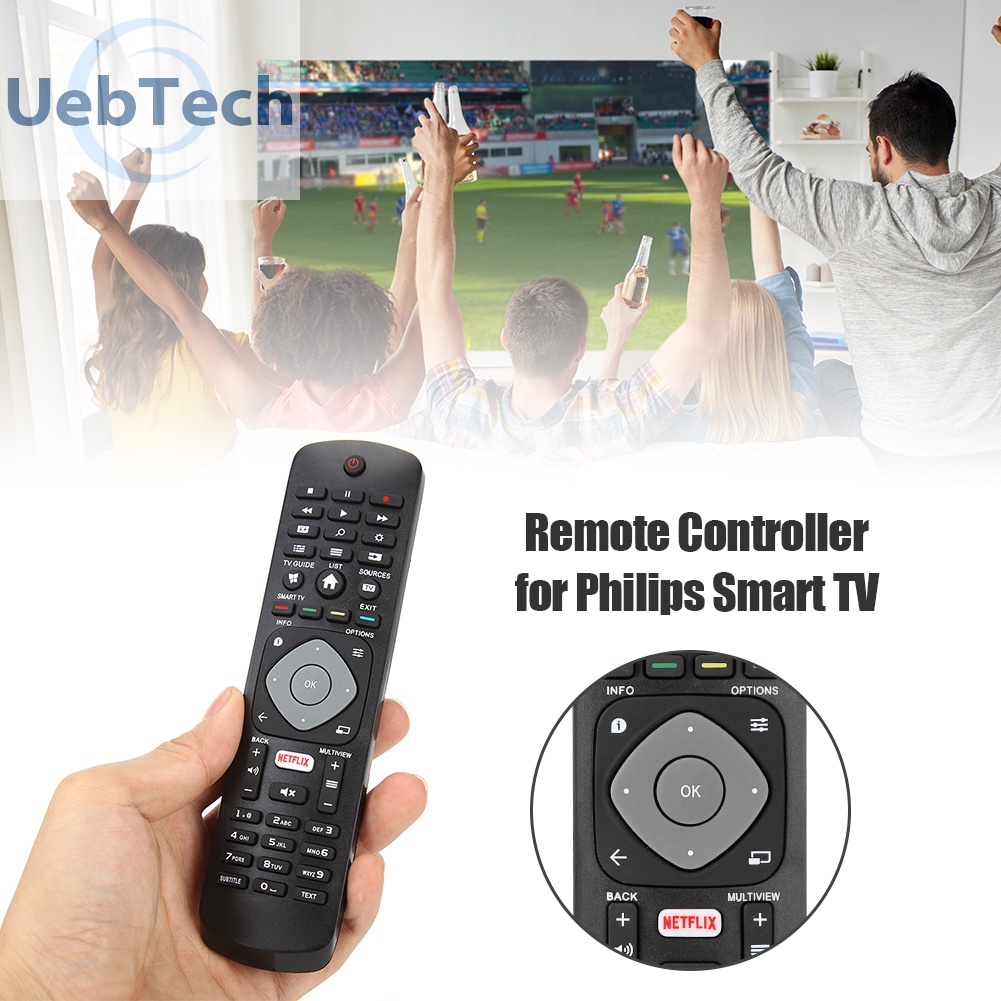 Điều khiển từ xa cho PHILIPS TV NETFLIX AP HOF16H303GPD24 chất lượng cao