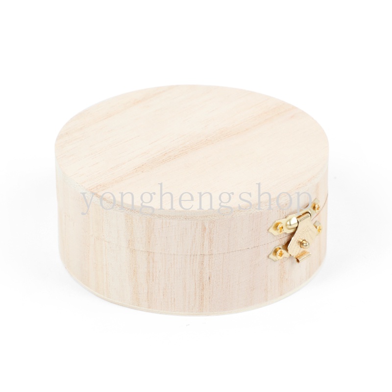 Hộp Đựng Trang Sức Hình Tròn Bằng Gỗ Độc Đáo DIY