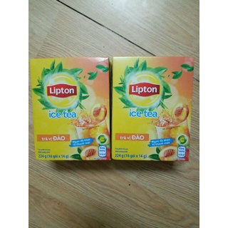 Lipton đào hòa tan hộp 18gói
