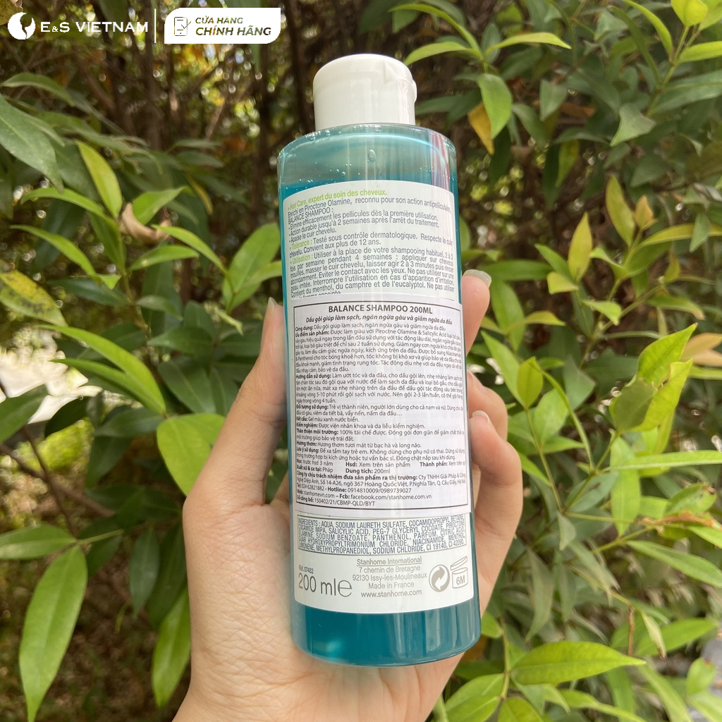 Dầu Gội cho Mẹ Stanhome Balance shampoo 200ml Cải Thiện Các Vấn Đề về Gàu và Nấm Da Đầu