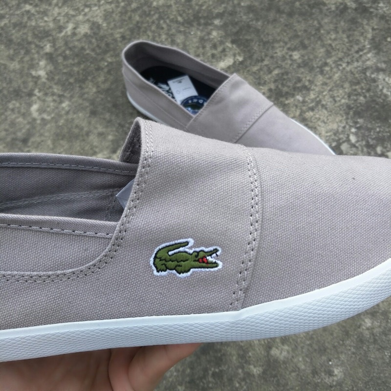 Giày lười da đế mềm cho nam thương hiệu Lacoste cao cấp