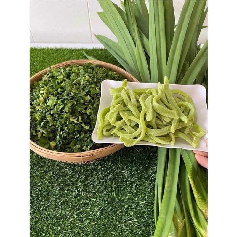 Mứt dừa non bến tre sợi đũa vị lá dứa TỪ ĐƠN 50K,  chuẩn Thanh Điệp