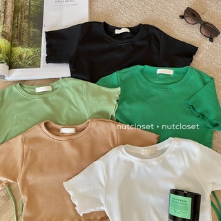 NUTCLOSET - Áo croptop Upstudio dây buộc_A0471