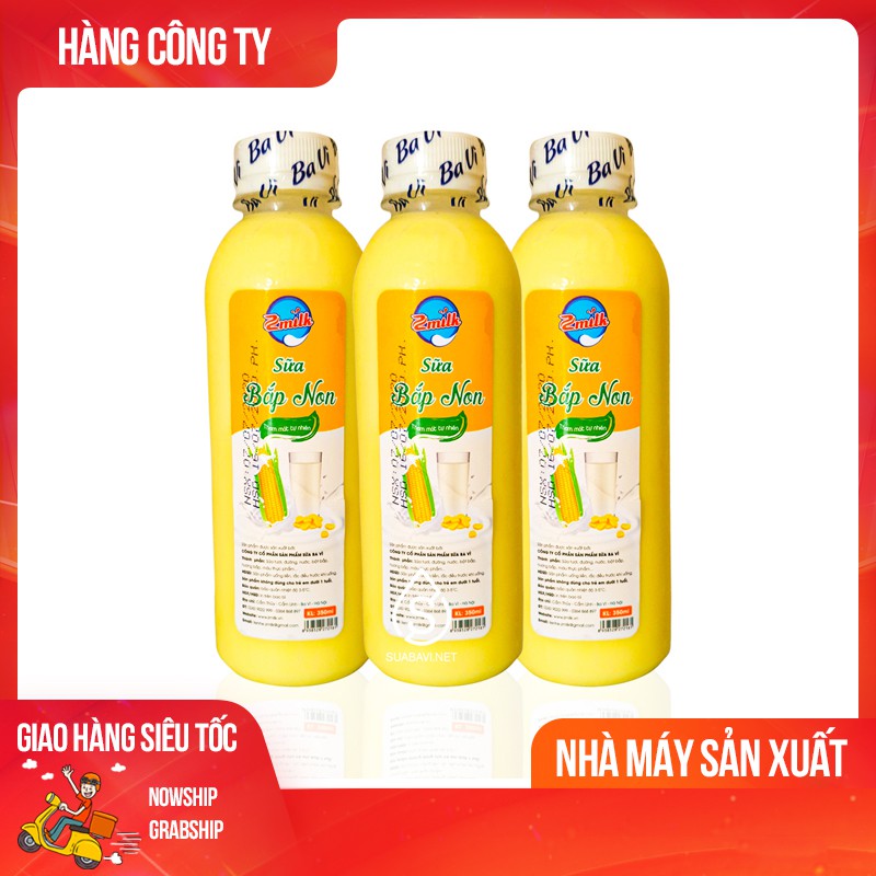 Sữa Bắp Non Ba Vì - Zmilk - Chai 350ml