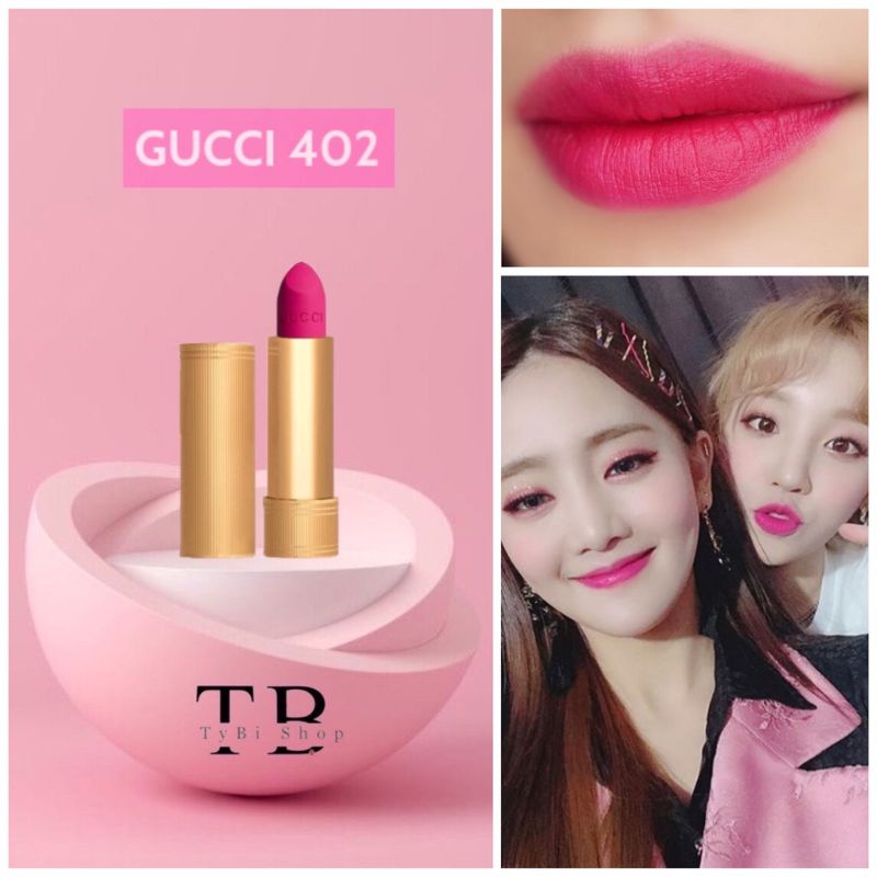 Son Gucci 402 Hồng sen ♥️