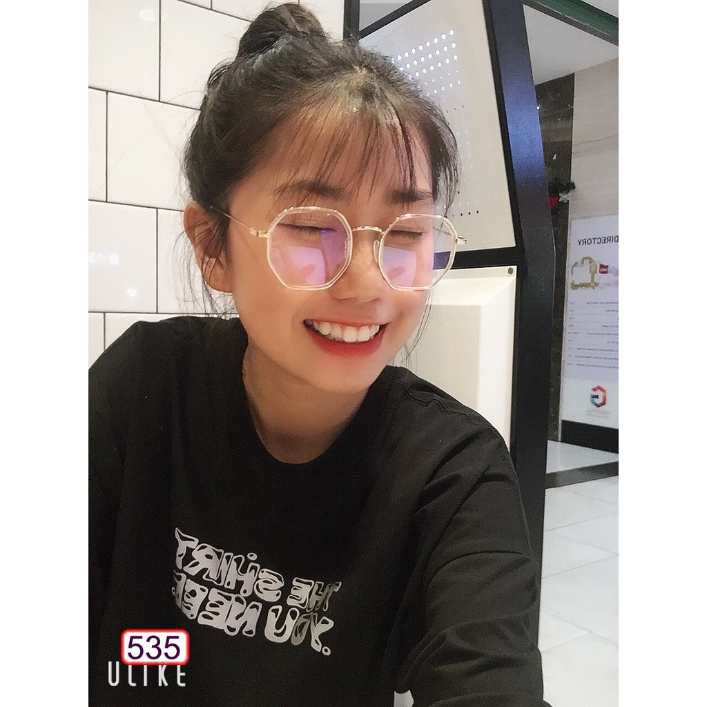 MẮT KÍNH GỌNG CẬN 535 FORM LỤC GIÁC HOT TREND SIÊU SANG CHẢNH | BigBuy360 - bigbuy360.vn