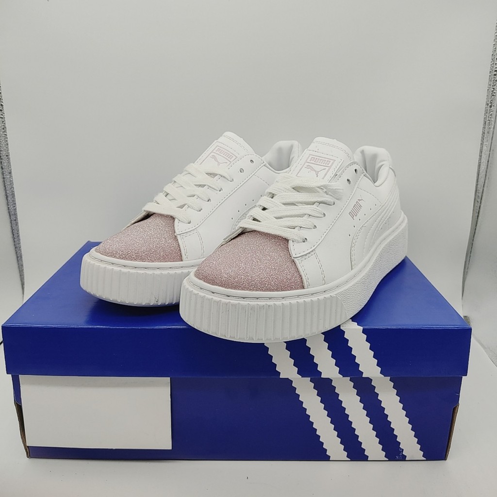 Giày Sneaker, Giày Nữ P.u.m.a Mũi Hồng - Quý Phái, Nữ Tính - Đốn Tim Phái Mạnh | BigBuy360 - bigbuy360.vn