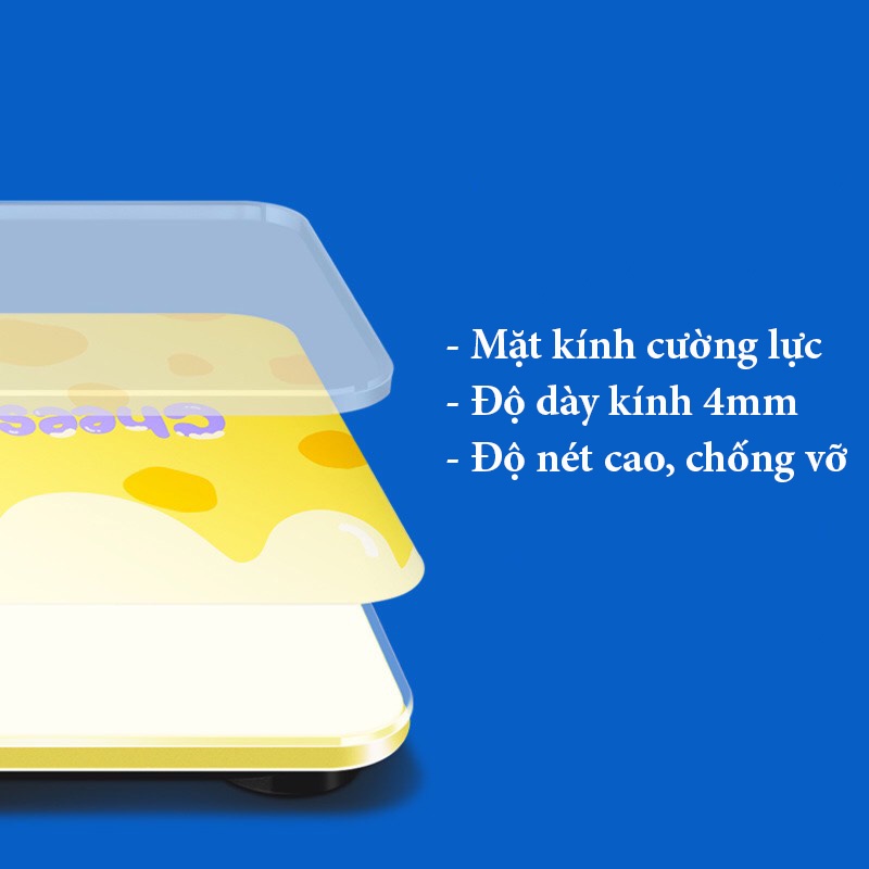 Cân điện tử sức khỏe gia đình sạc pin tải trọng 180kg mặt kính cường lực màn hình rõ nét độ chính xác cao vt669