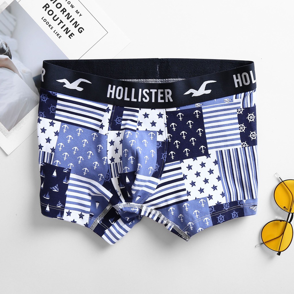 QUẦN LÓT NAM HỌA TIẾT HOLLISTER - BOXER HOLLISTER - MADE IN VIETNAM