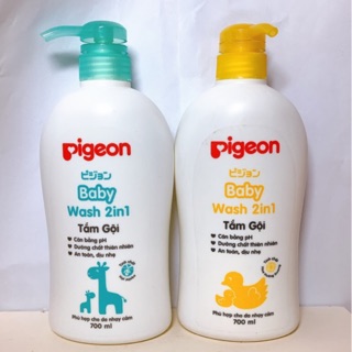 Sữa tắm + gội Pigeon 2in1 (700ml)