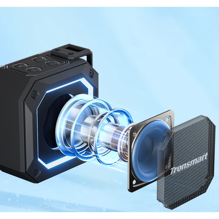 Loa Bluetooth 5.3 Tronsmart Groove 2 Công Suất 10W Chống Nước IPX7 Âm Thanh Siêu Trầm Ghép Đôi Âm Thanh Nổi - Chính Hãng