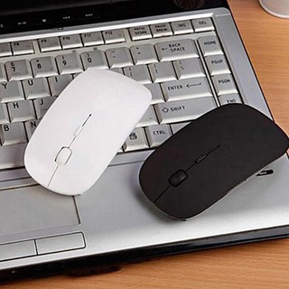 Chuột quang không dây 2.4 GHz kèm đầu nhận USB cho Macbook Laptop PC