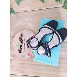 SANDAL 2 DÂY GÓT VUÔNG - 4CM
