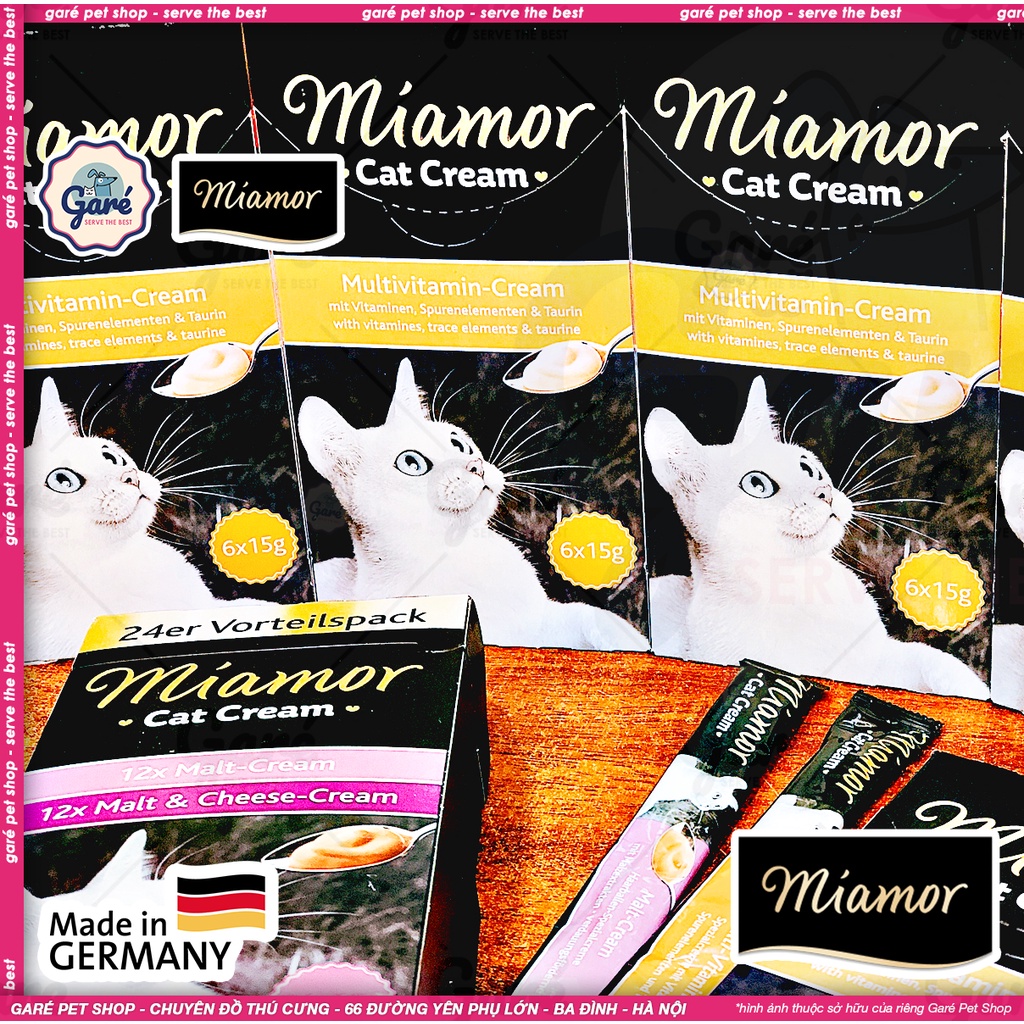 Súp Miamor bổ sung Vitamin cho Mèo Garé Pet Shop - Miamor Cat Snack Multi-Vitamin Cream