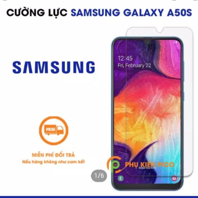 Bộ 3 tấm Kính cường lực Samsung Galaxy A50s trong suốt độ cứng 9H