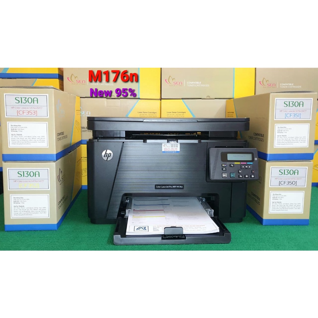 Máy in màu đa năng HP Color LaserJet Pro MFP M176n [Mới 95%]