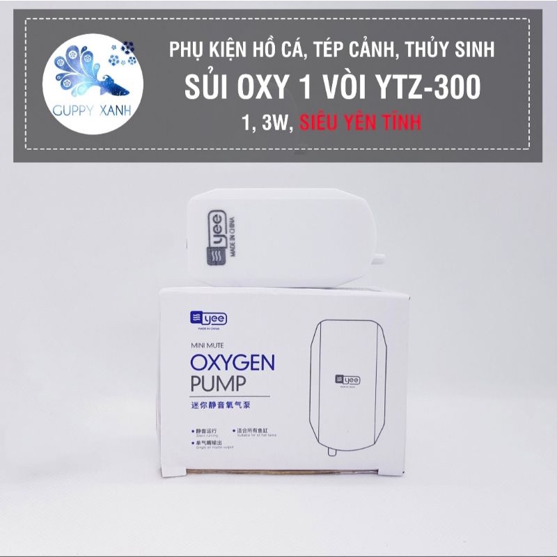 Sủi oxi siêu êm YEE cho bể cá - Sủi oxy yên tỉnh ít ồn có tặng kèm dây oxy và sủi