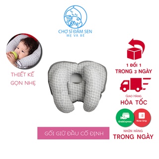 Gối giữ đầu cố định cho bé trên xe nôi, gối chống vẹo cổ B05-GoiXN
