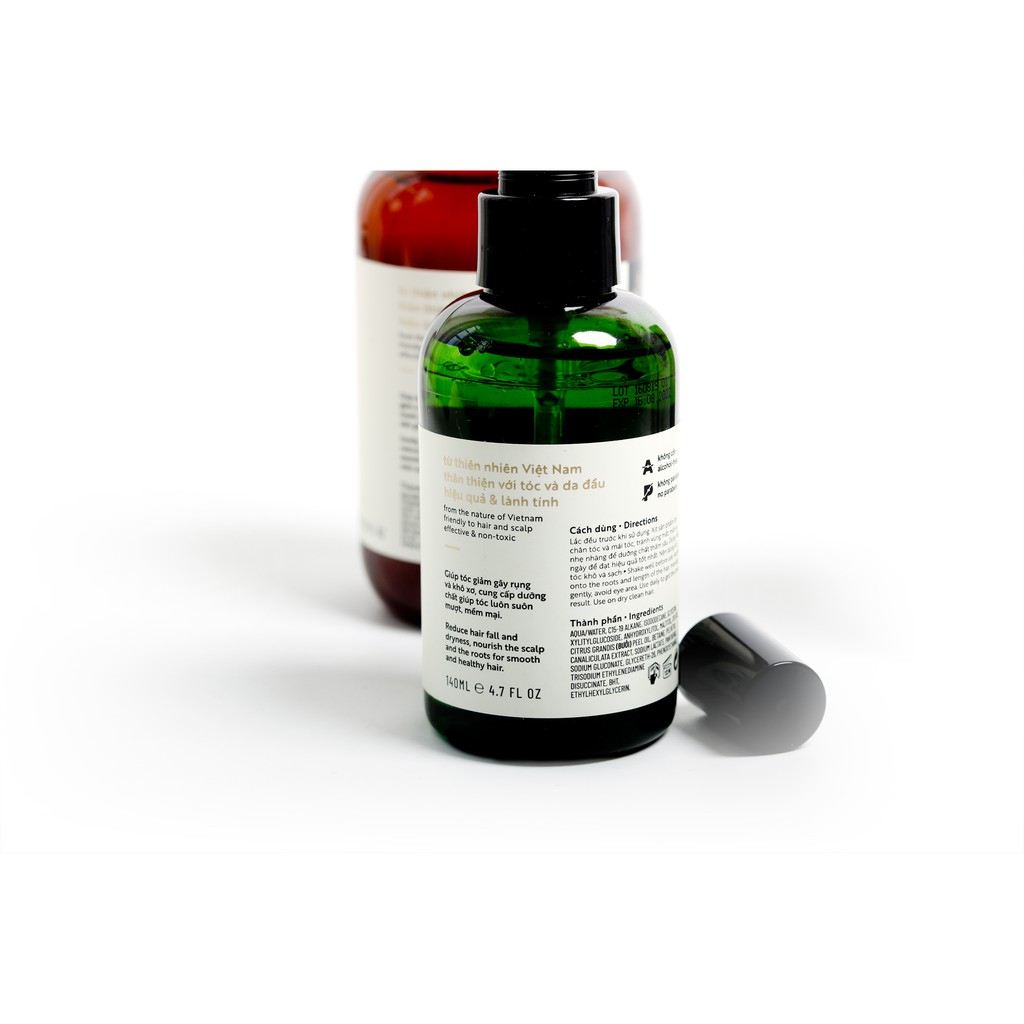 Combo 2 Chai Nước dưỡng tóc tinh dầu bưởi (pomelo hair tonic) Cocoon 140ml/1chai | BigBuy360 - bigbuy360.vn