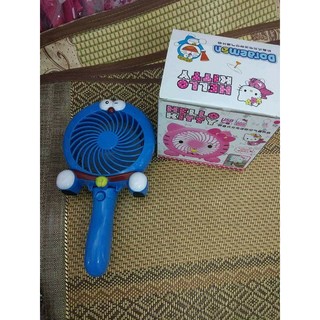 Quạt cầm tay mini Doremon/ Kitty