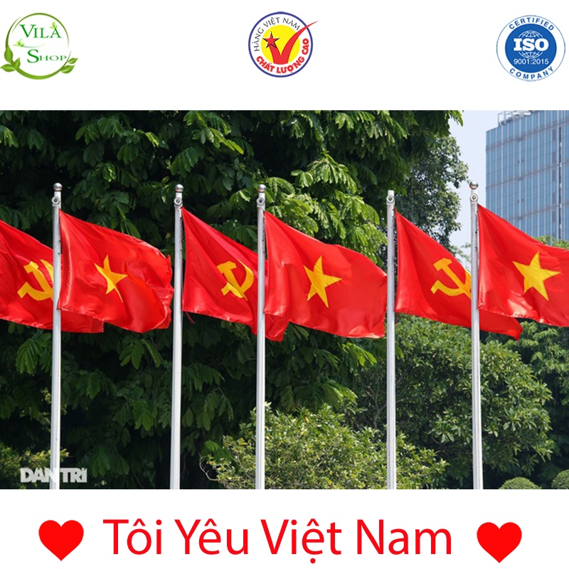 Cờ Tổ Quốc, Lá Cờ Đỏ Sao Vàng Niềm Tự Hào Của Người Dân Việt Nam - Chất Liệu Vải Sa Tanh Bền Đẹp Giữ Màu Tốt