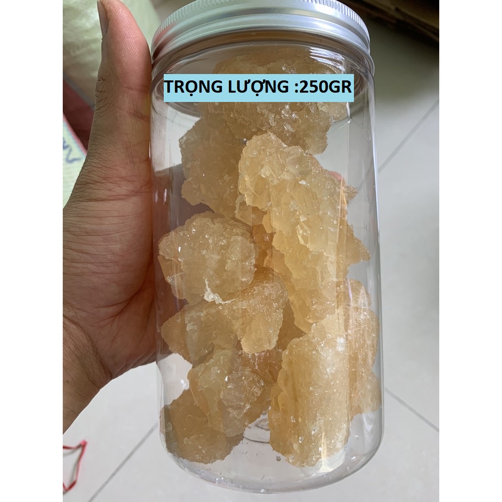 250GR ĐƯỜNG PHÈN VÀNG NHẸ - TINH CHẤT - TỰ NHIÊN NGUYÊN TỪ MÍA MẬT - BÌNH ĐỊNH