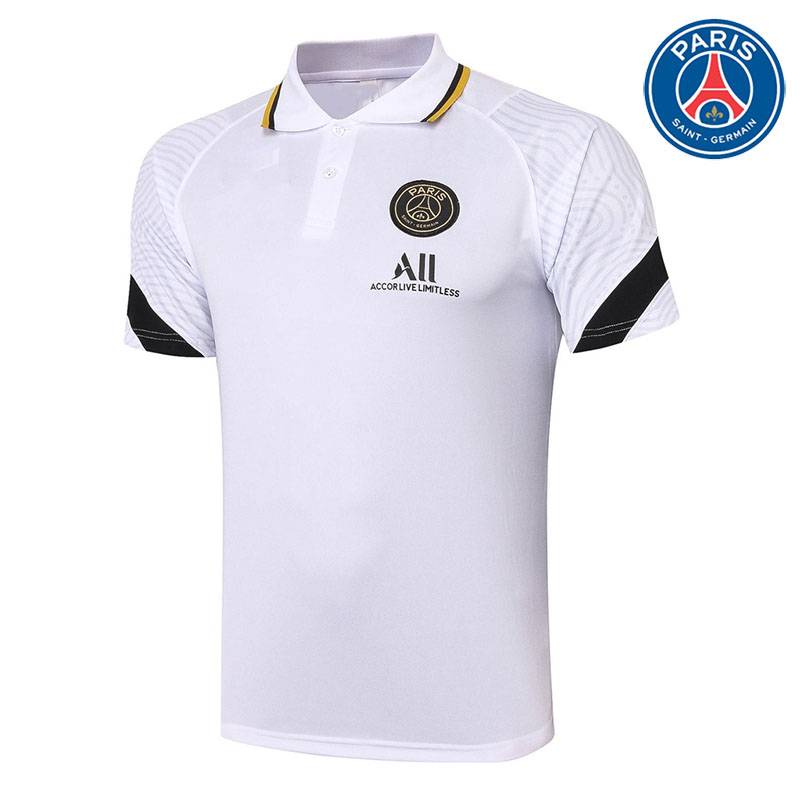 Áo Thun POLO Màu Trắng YT3 21-22 Paris Saint-Germain PSG POLO size TY3