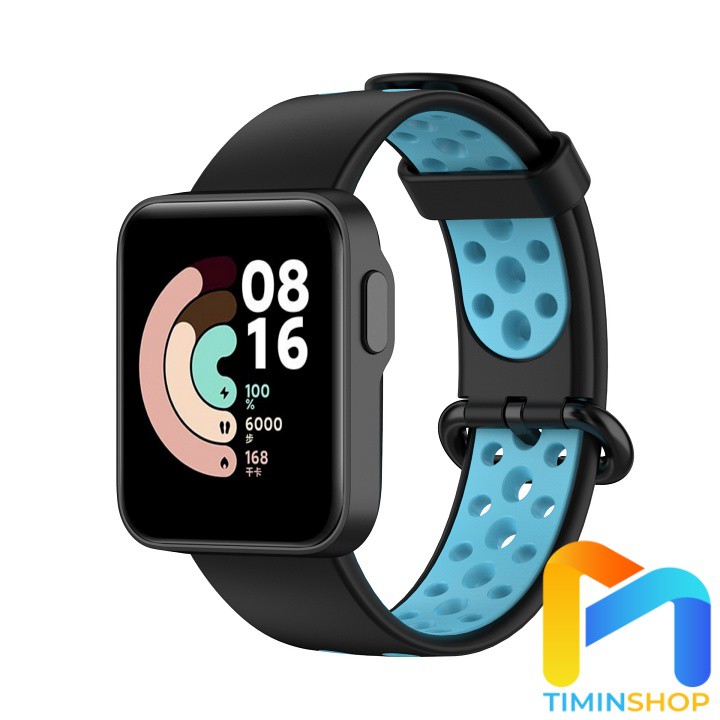 Dây đồng hồ Xiaomi Mi Watch Lite thể thao 2 màu - Chất silicone